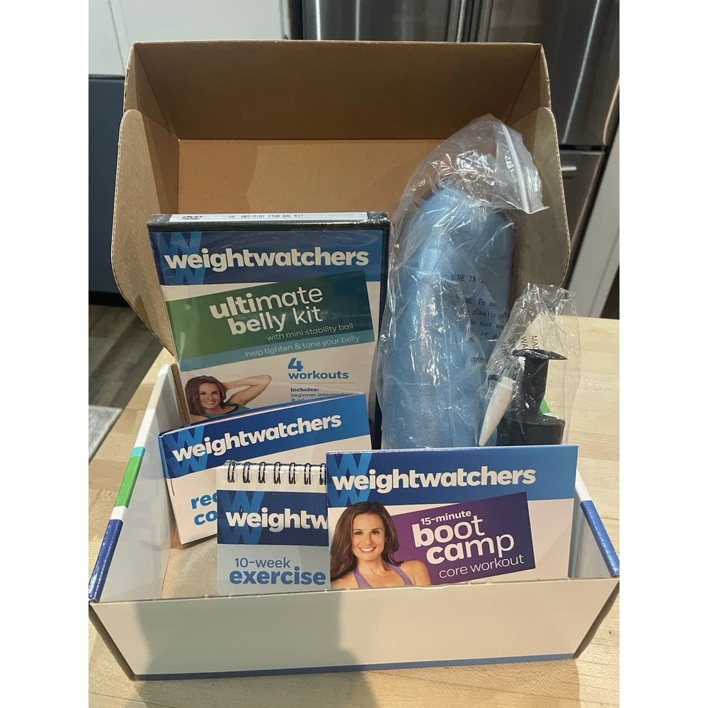 Weight Watchers Ultimate Belly Kit DVD With Mini Stability Ball Exercise